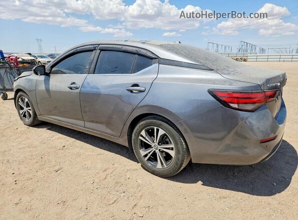 3N1AB8CV2MY211851 2021 NISSAN SENTRA Charcoal Trasero izquierdo