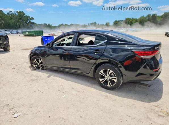 3N1AB8CV2MY272505 2021 NISSAN SENTRA Black Trasero izquierdo