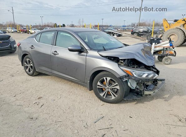 3N1AB8CV2MY278286 2021 NISSAN SENTRA Gray Przód prawy