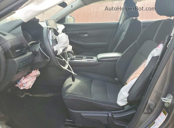 3N1AB8CV2MY278286 2021 NISSAN SENTRA Gray Widok wnętrza z przodu