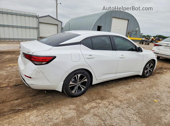 3N1AB8CV2MY279938 2021 NISSAN SENTRA Белый Задняя правая четверть