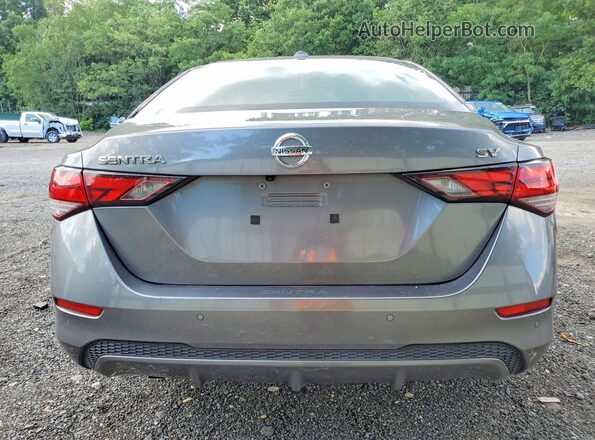3N1AB8CV2MY317748 2021 NISSAN SENTRA Gray უკანა ხედი