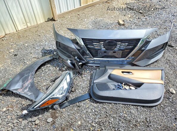 3N1AB8CV2MY317748 2021 NISSAN SENTRA Gray ძრავის განყოფილების ხედი