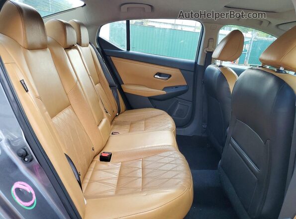 3N1AB8CV2MY317748 2021 NISSAN SENTRA Gray უკანა სავარძლების ხედი