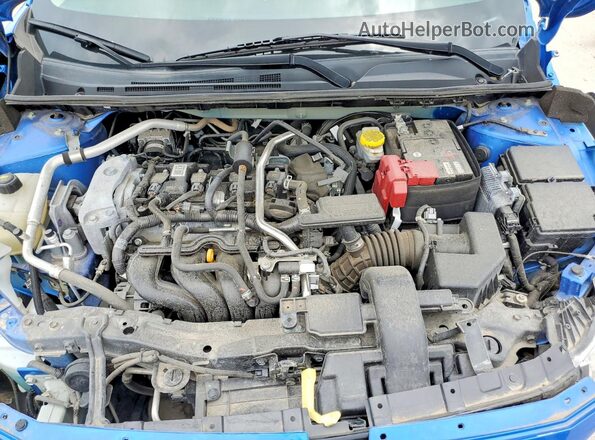 3N1AB8CV2NY243667 2022 NISSAN SENTRA Синий Вид задней части салона