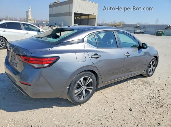 3N1AB8CV2NY247198 2022 NISSAN SENTRA Gray Trasero derecho