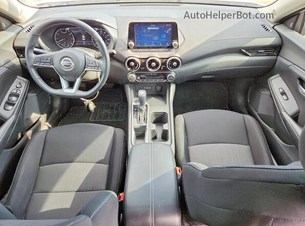 3N1AB8CV2NY309540 2022 NISSAN SENTRA White Вид панелі приладів