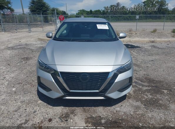 3N1AB8CV2NY315855 2022 NISSAN SENTRA Silver Սարքավորումների վահանակի տեսք