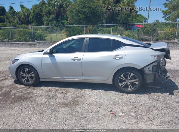 3N1AB8CV2NY315855 2022 NISSAN SENTRA Silver Սալոնի 360 աստիճան տեսք