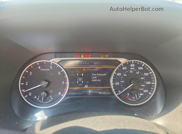 3N1AB8CV2PY311355 2023 NISSAN SENTRA Белый Вид щитка приборов