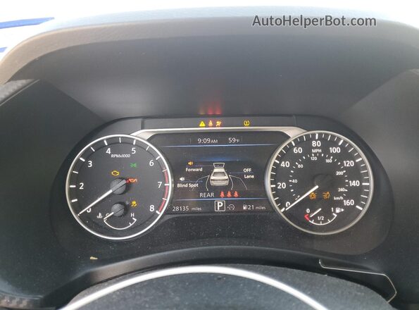 3N1AB8CV2RY211601 2024 NISSAN SENTRA Burgundy Widok zestawu wskaźników