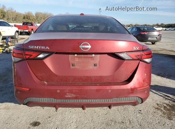 3N1AB8CV2RY211601 2024 NISSAN SENTRA Burgundy Widok z tyłu