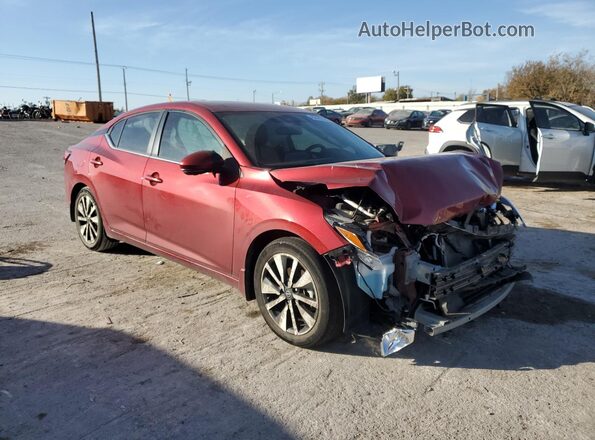 3N1AB8CV2RY211601 2024 NISSAN SENTRA Burgundy Przód prawy