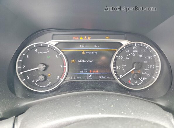 3N1AB8CV2RY228009 2024 NISSAN SENTRA Black Vista del cuadro de instrumentos