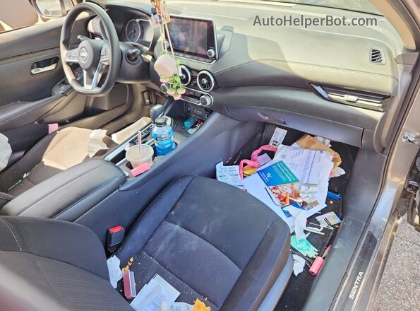 3N1AB8CV2RY248941 2024 NISSAN SENTRA Gray Widok deski rozdzielczej