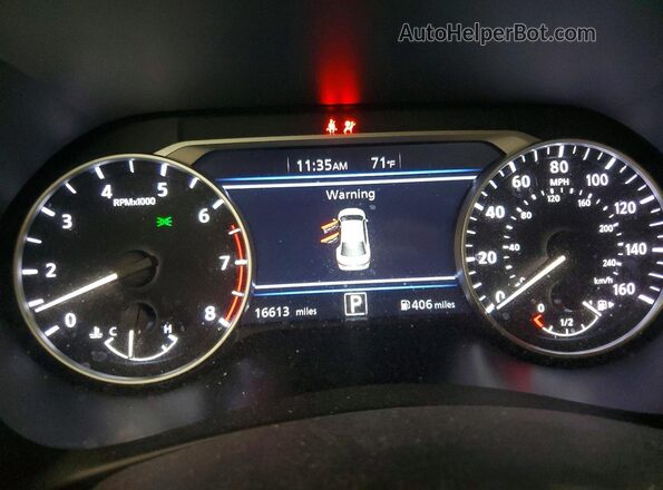 3N1AB8CV2RY263231 2024 NISSAN SENTRA Blue Instrument cluster view