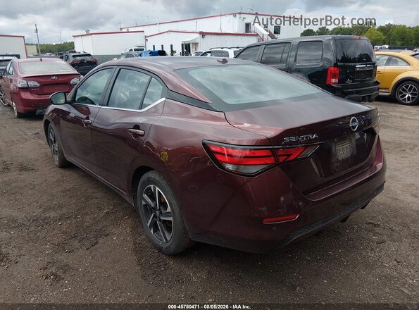 3N1AB8CV2RY300522 2024 NISSAN SENTRA Burgundy Tył lewy