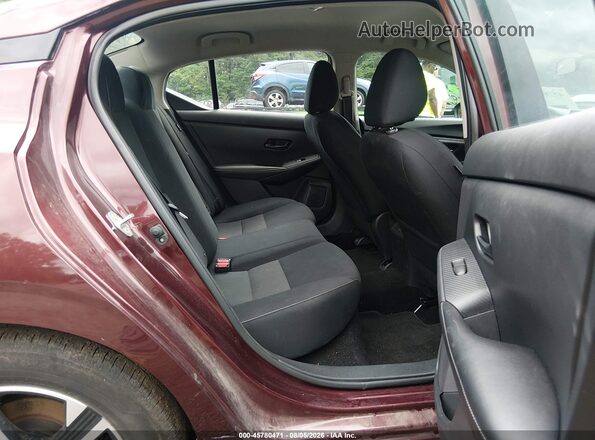 3N1AB8CV2RY300522 2024 NISSAN SENTRA Burgundy Widok naklejki z numerem VIN