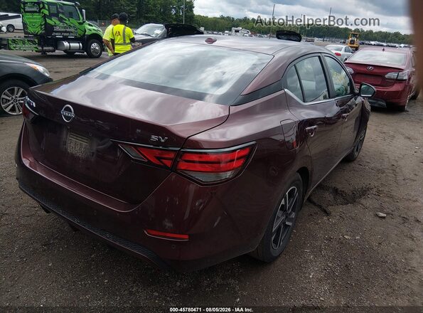 3N1AB8CV2RY300522 2024 NISSAN SENTRA Burgundy Tył prawy