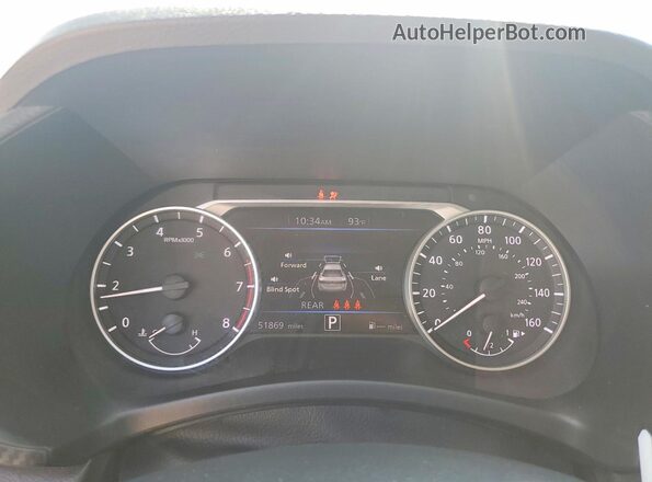 3N1AB8CV2RY352152 2024 NISSAN SENTRA Белый Вид щитка приборов