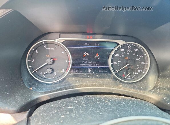 3N1AB8CV2RY358324 2024 NISSAN SENTRA Black ხელსაწყოთა პანელის ხედი