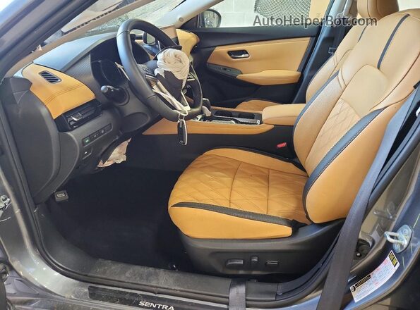 3N1AB8CV2SY202998 2025 NISSAN SENTRA Gray Widok wnętrza z przodu