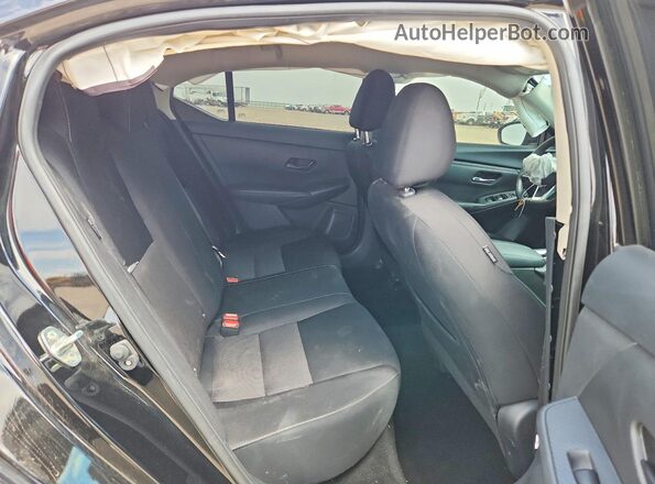 3N1AB8CV2SY213466 2025 NISSAN SENTRA Black უკანა სავარძლების ხედი