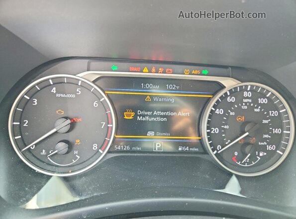 3N1AB8CV2SY213466 2025 NISSAN SENTRA Black ხელსაწყოთა პანელის ხედი