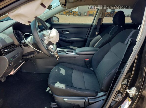 3N1AB8CV2SY213466 2025 NISSAN SENTRA Black წინა სალონის ხედი