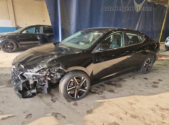 3N1AB8CV2SY231336 2025 NISSAN SENTRA Black Widok wnętrza 360 stopni