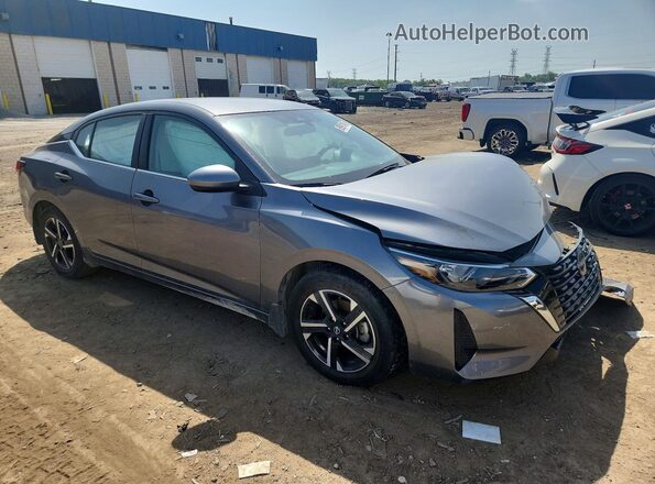 3N1AB8CV2SY236391 2025 NISSAN SENTRA Серебряный Передняя правая четверть