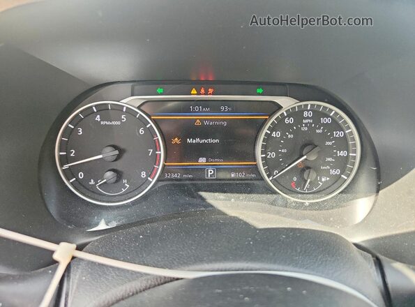 3N1AB8CV2SY236391 2025 NISSAN SENTRA Серебряный Вид щитка приборов