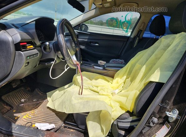3N1AB8CV2SY242613 2025 NISSAN SENTRA Black Widok wnętrza z przodu