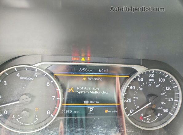 3N1AB8CV2SY248122 2025 NISSAN SENTRA White ხელსაწყოთა პანელის ხედი