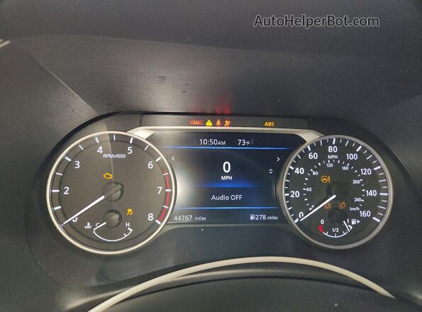 3N1AB8CV2SY278608 2025 NISSAN SENTRA Белый Вид щитка приборов