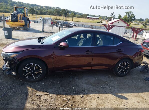 3N1AB8CV2SY280696 2025 NISSAN SENTRA Maroon 