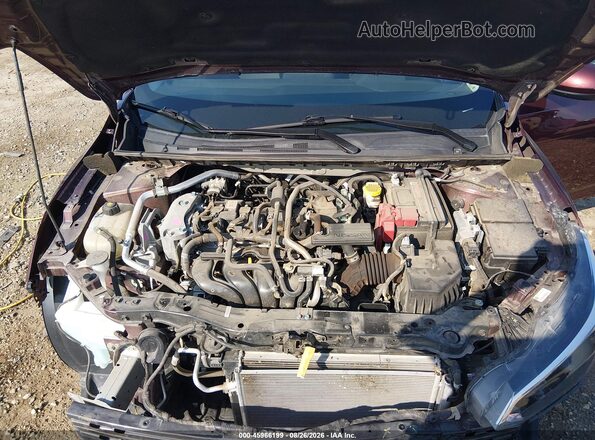3N1AB8CV2SY280696 2025 NISSAN SENTRA Maroon Vista trasera