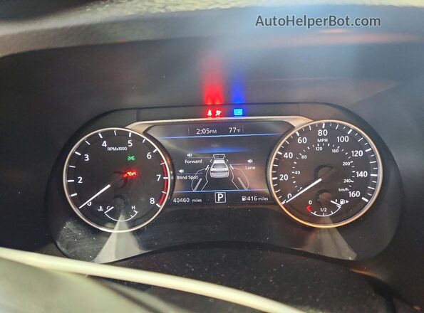 3N1AB8CV2SY293366 2025 NISSAN SENTRA Синий Вид щитка приборов