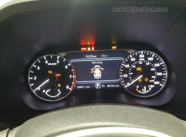 3N1AB8CV2SY302647 2025 NISSAN SENTRA White ხელსაწყოთა პანელის ხედი