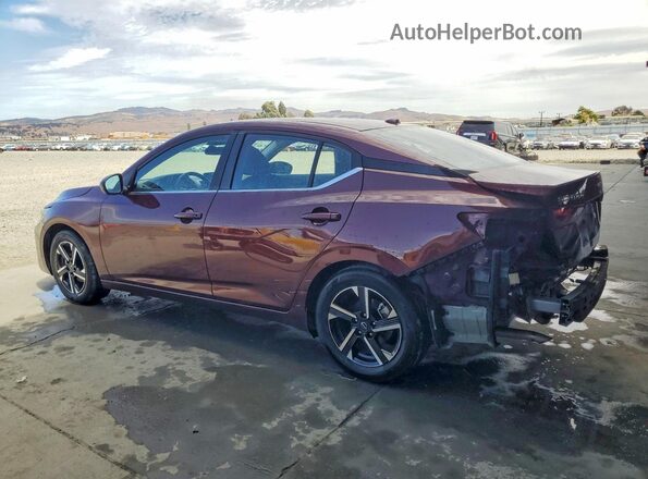 3N1AB8CV2SY324485 2025 NISSAN SENTRA Burgundy წინა ხედი