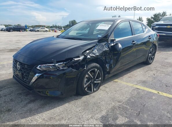 3N1AB8CV2SY328648 2025 NISSAN SENTRA Black Vista tres cuartos delantera izquierda