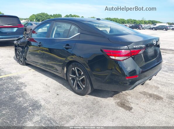 3N1AB8CV2SY328648 2025 NISSAN SENTRA Black Trasero izquierdo