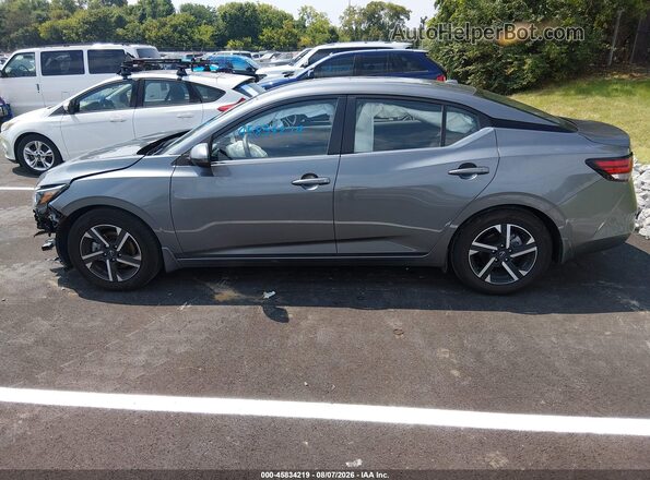 3N1AB8CV2SY341657 2025 NISSAN SENTRA Gray Widok wnętrza 360 stopni