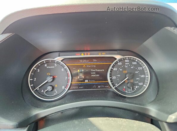 3N1AB8CV2SY386274 2025 NISSAN SENTRA Blue Սարքավորումների վահանակի տեսք