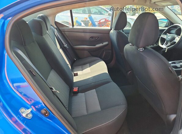3N1AB8CV2SY386274 2025 NISSAN SENTRA Blue Հետևի նստատեղերի տեսք