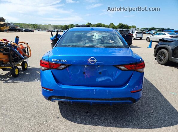 3N1AB8CV2SY386274 2025 NISSAN SENTRA Blue Հետևի տեսք