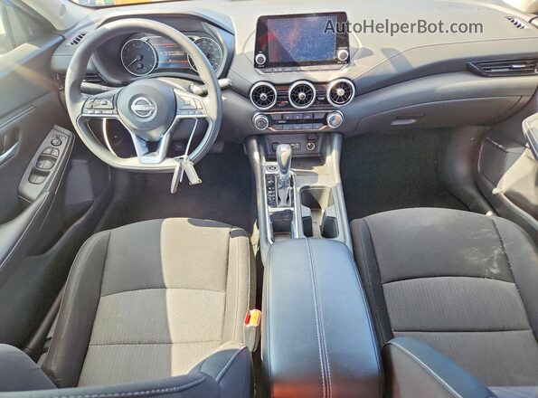 3N1AB8CV2SY386274 2025 NISSAN SENTRA Blue Առջևի վահանակի տեսք