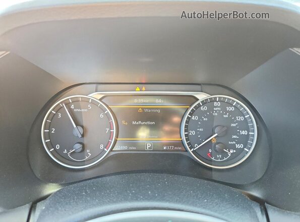 3N1AB8CV2SY388381 2025 NISSAN SENTRA Gray Vista del cuadro de instrumentos