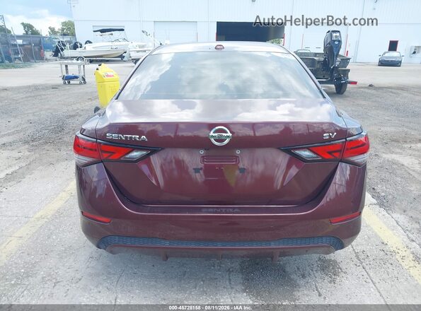 3N1AB8CV3LY215633 2020 NISSAN SENTRA Бордовый 