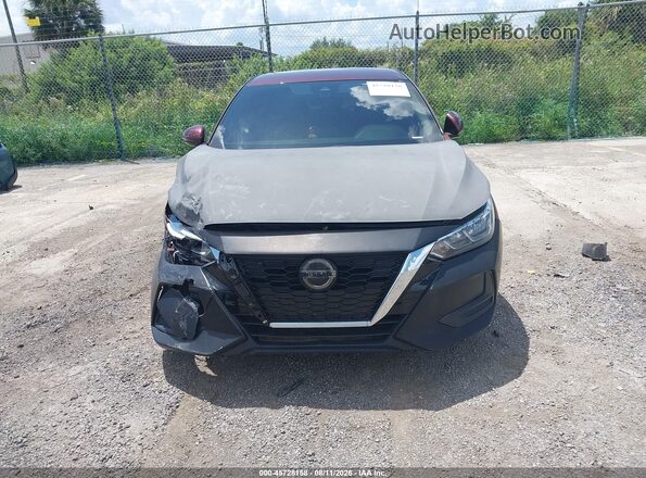 3N1AB8CV3LY215633 2020 NISSAN SENTRA Бордовый Вид панели приборов